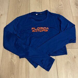 UF Florida Gators Long Sleeve | Blue with Orange Writing | Size S/M | $15